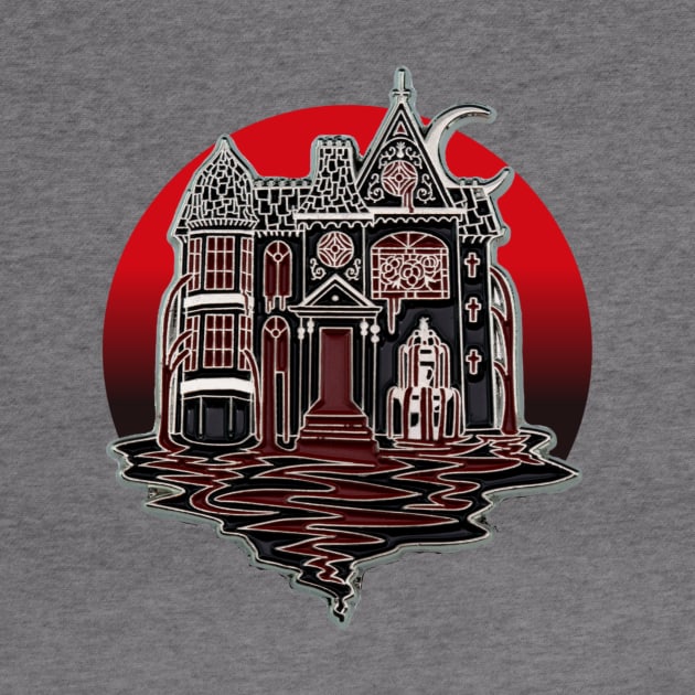 Haunted mansion in dome by Mkt design